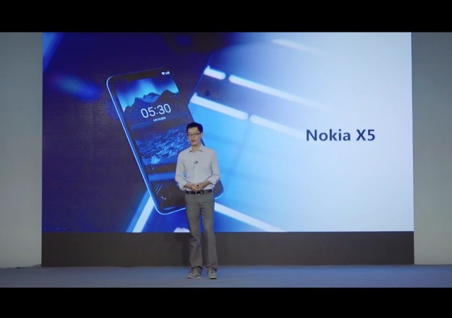 更小巧的全面屏诺基亚x5新品发布会直播